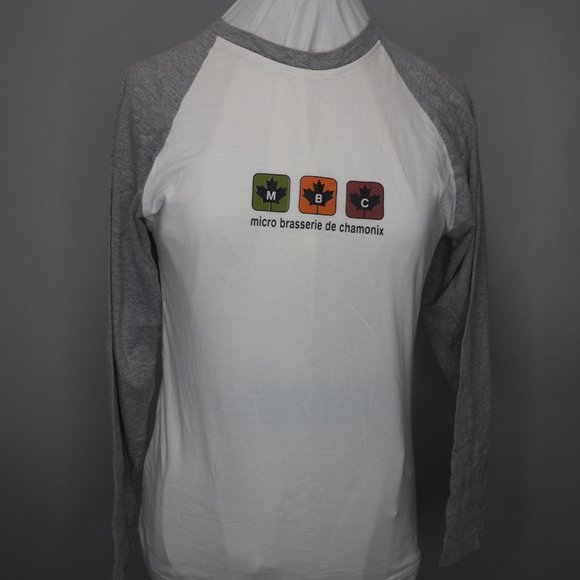 Vintage Micro Brasserie Chamonix Baseball Tee S - Picture 6 of 10